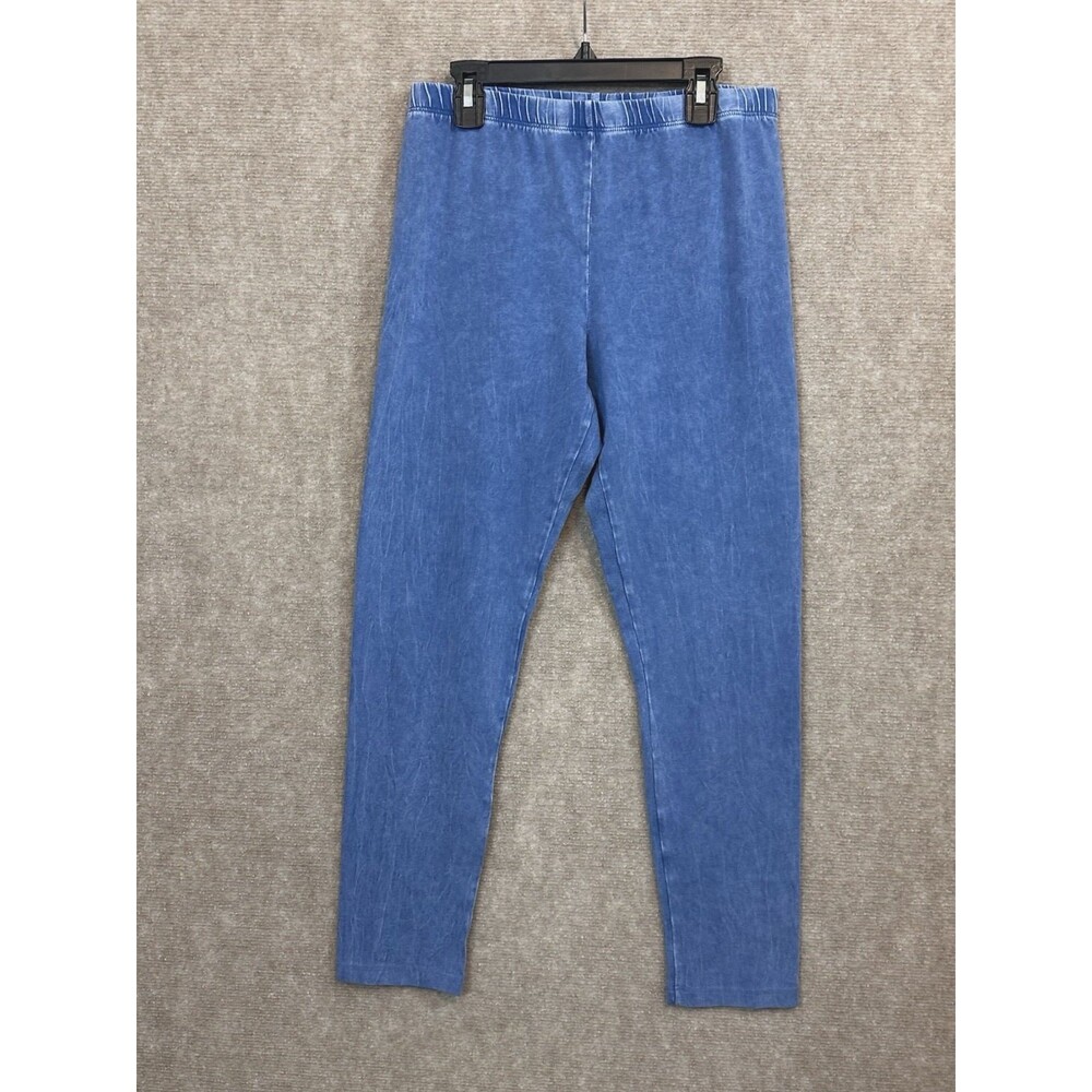 Jess & Jane Ankle Pants Light Blue Mineral Wash Women’s Small USA Made Beachy